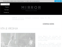 Tablet Screenshot of mirror-productions.com